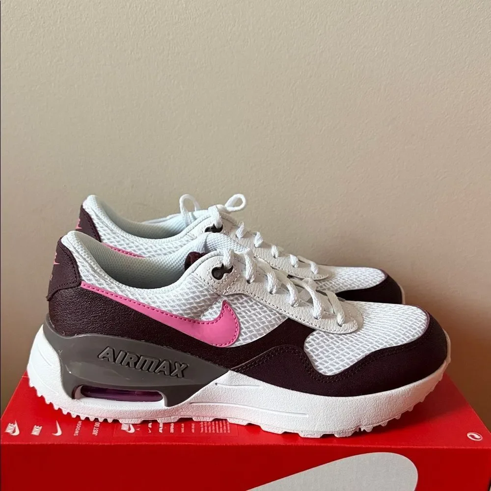 Nike Air Max SYSTM GS White Pink DQ0284-116 Size 6.5Y